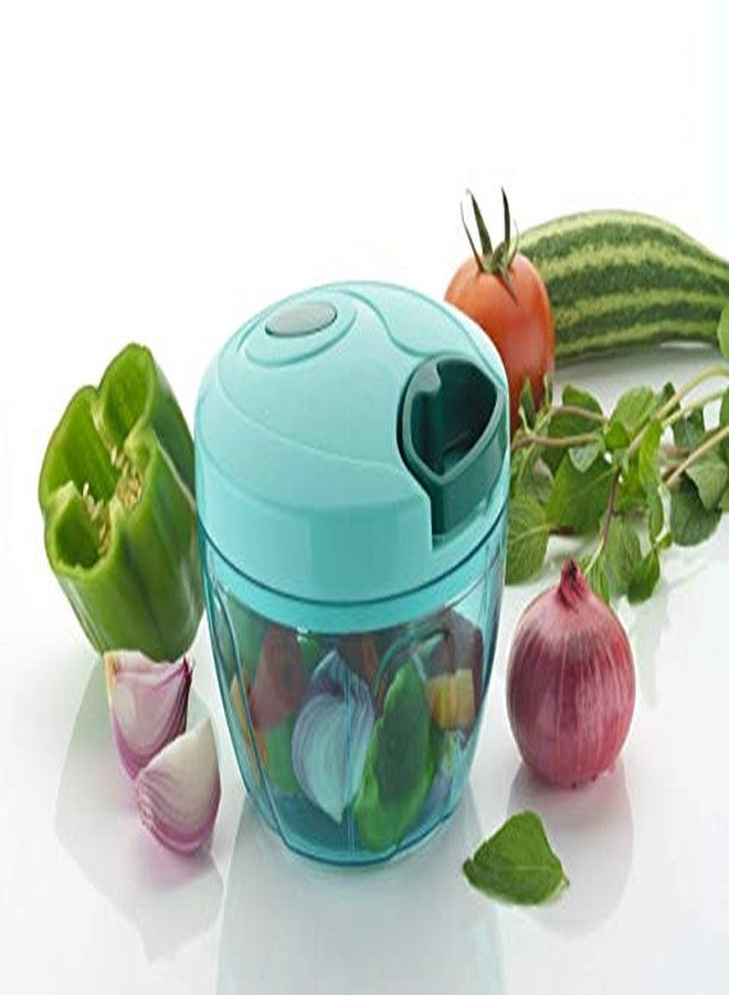 Hotmark 2 in 1 Handy Dori Plastic Vegetable & Fruit Chopper - 350 Ml,Multicolor - Image 4